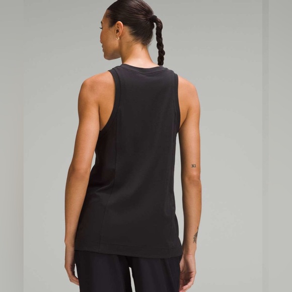 Lululemon Long Cotton Crewneck Tank Top - Picture 2 of 6